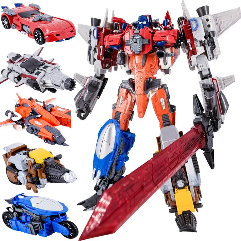 Weijiang 5 в 1 трансформационный фильм игрушки Аниме predaking Опустошитель робот KO G1 фигурка самолета Модель Дети Мальчики игрушки