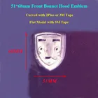 Высококачественная передняя крышка капота 51*68 мм Эмблема для Boxster Cayman Macan Panamera Cayenne 911 996 997 991 992