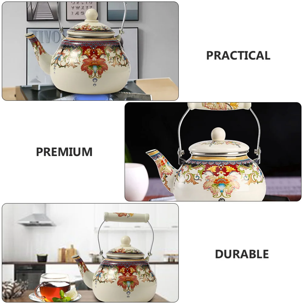 

1Pc 2.5L Household Water Boiling Kettle Kitchen Teakettle Supplies (Colorful)