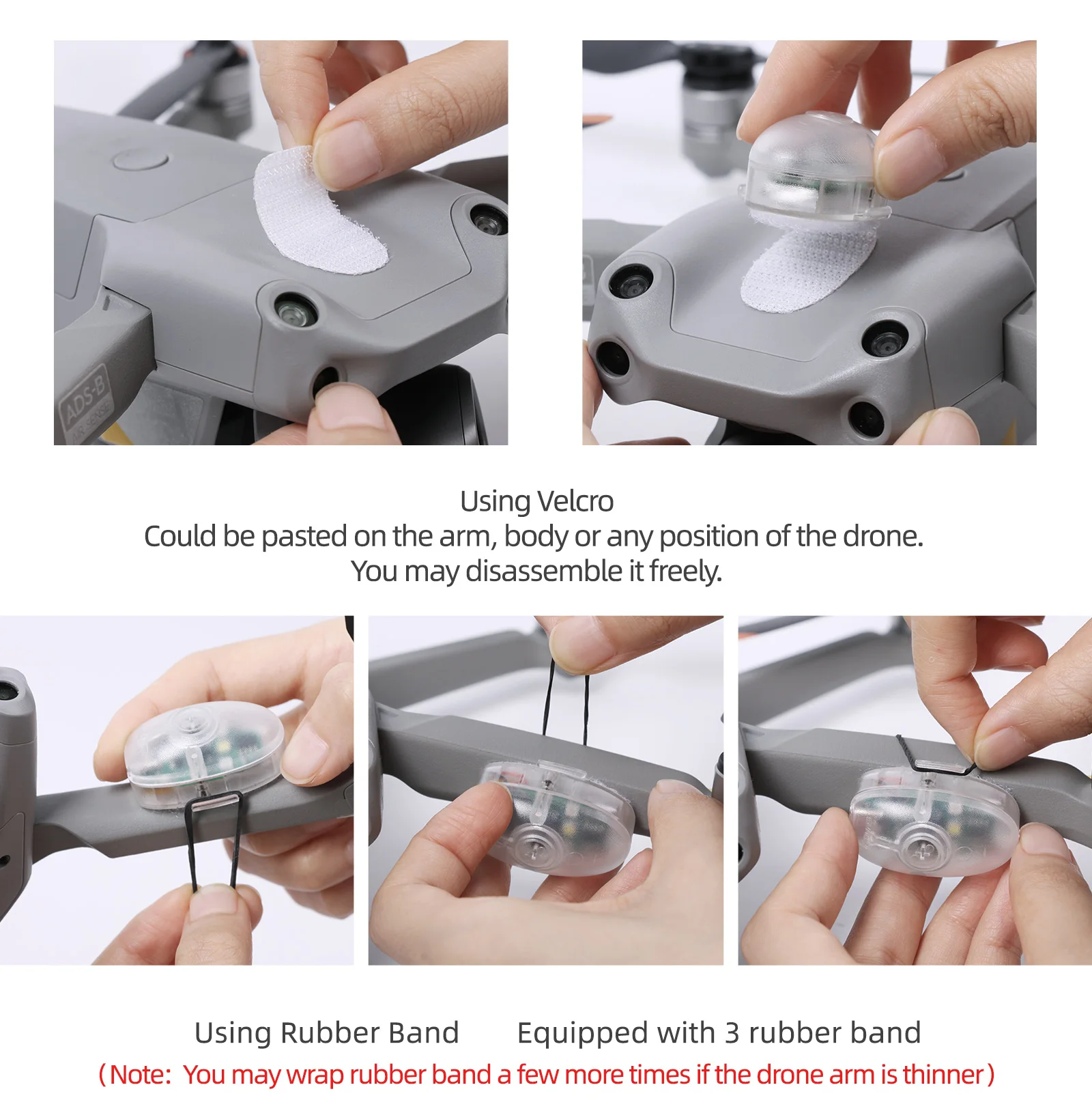 Новинка стробоскоп для дрона DJI Mini 3 pro /2/AIR 2S/DJI FPV/MAVIC 2 защита от столкновений
