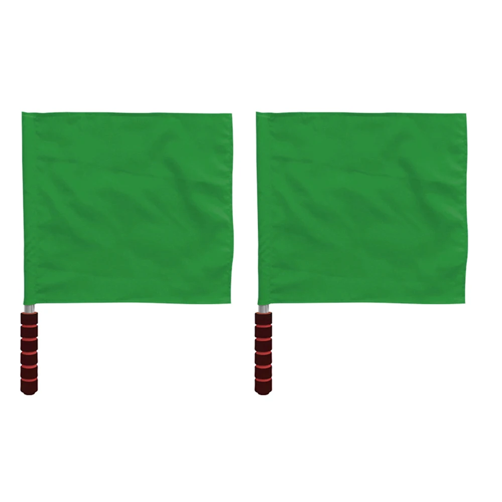 2 шт. судейский флажок для футбола на открытом воздухе спортивной площадки