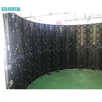 P4.81 RGB HD Curved LED Video Wall High Quality P2.6P2.9P3.9 Flexible Full Color Indoor Led Display Module Panels