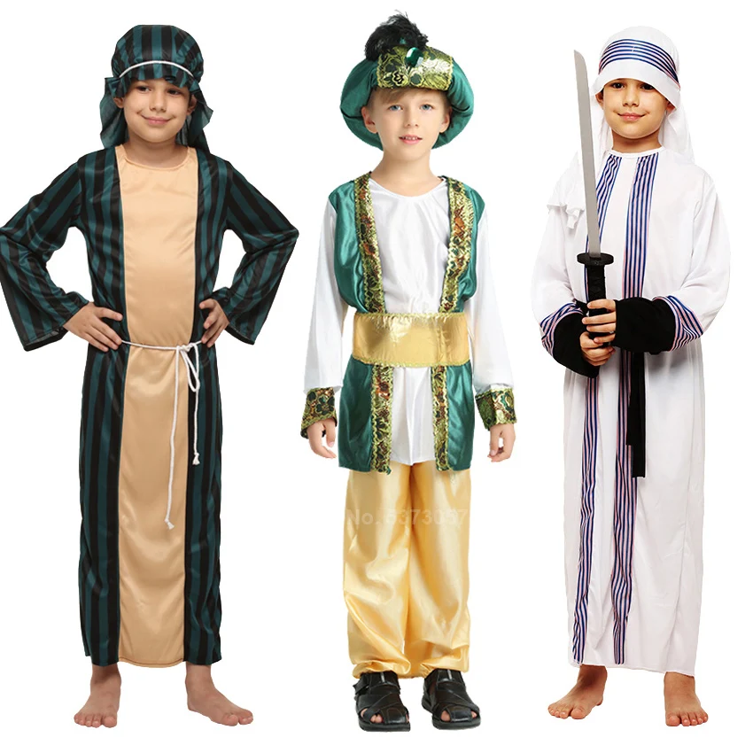 Традиционная одежда в арабском стиле для мальчиков Волшебная Лампа Алладина