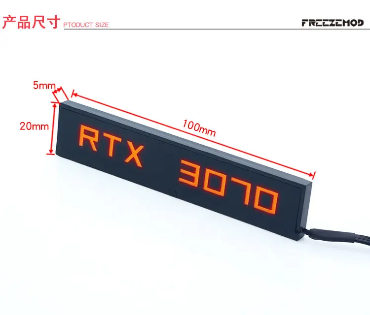 PC Case DIY RGB VGA Side Panel RTX 3070 3080 3090 Graphics Card GPU Lighting Backplate Board ROG 5V 3PIN ARGB M/B AURA SYNC | Компьютеры и