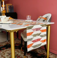 new arrival home party and restaurant decorative modern elegant cotton farmhouse event dining table runner ready stock