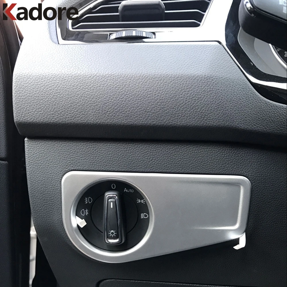 Аксессуары для интерьера автомобиля Volkswagen VW Tiguan 2017 2018 2019 MK2 ABS матовая крышка