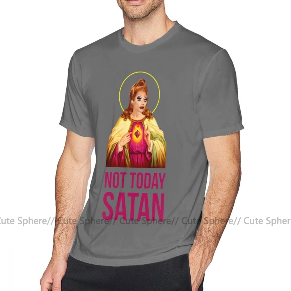 Сатаны футболка Bianca Del Rio Not Today Satan Rupaul 39 S Драг рейсинг Топы с графическим принтом