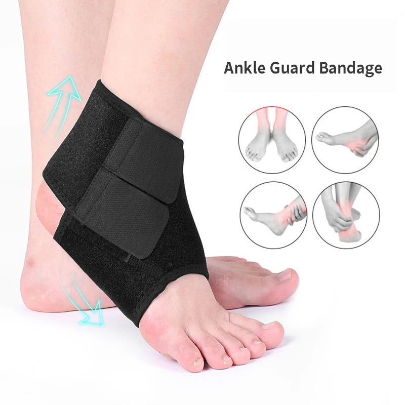 

1 шт. спортивный бандаж для поддержки голеностопа, эластичный, высокая защита, Женская безопасность, бандаж для бега, баскетбола, фитнеса, пя...