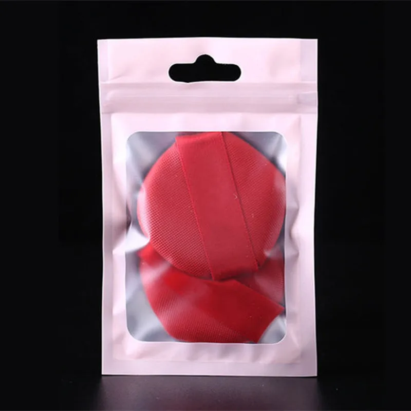 3 размера 20 шт./упак. матовый пластиковый пакет на молнии с голограммой из