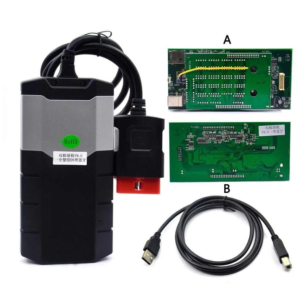 Сканер obd2 автомобильный с одной платой 2021 nec tcs cdp pro plus для delicht vd ds150e usb bluetooth obd 9241. R0