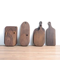 japanese black walnut special shaped breadboard solid beeswax whole wood wood rootstock board board kitchen appliances