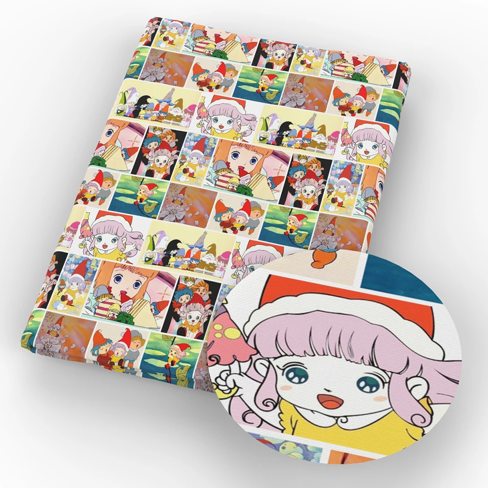 50*145 см мультяшная полиэстеровая хлопчатобумажная ткань для ткани лоскутная Algodon