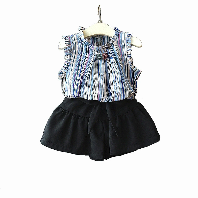 

2 шт./упаковка, Детские шорты и топ без рукавов