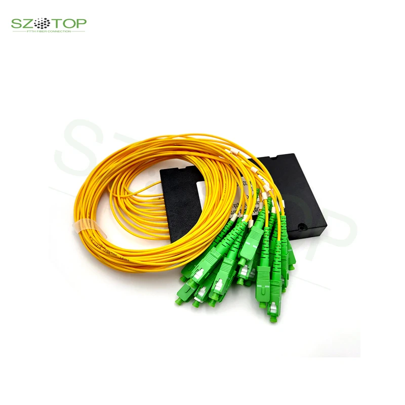 

1x16 PLC splitter /Pigtailed PLC Optical Splitter ABS Type Splitter 1.5m