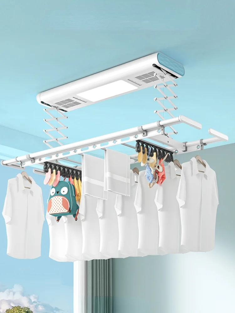 

Умный электрический привод GY Lot Airer, Автоматический подъемный пульт дистанционного управления, сушка для балкона, стерилизация, сушильный с...