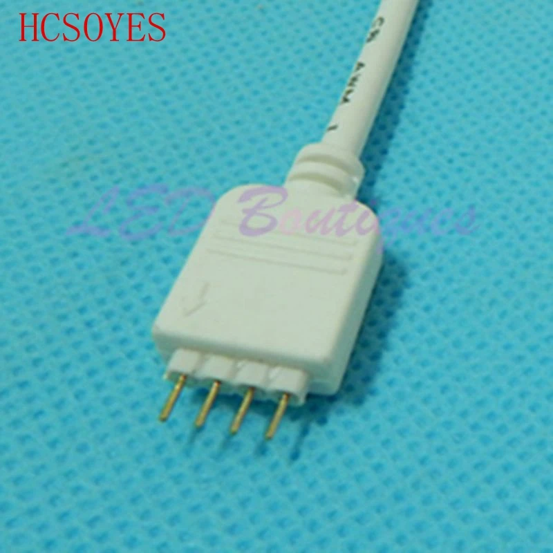 5 шт. 4 контактный Штекерный светодиодный разъем для 5050 smd RGB светодиодной ленты