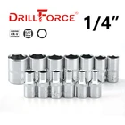 Гаечный ключ Drillforce, редуктор с шестигранным отверстием, 4-14 мм, 14 дюйма, для ремонта автомобиля