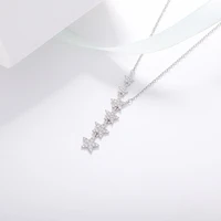 s925 sterling silver necklace ladies fashion jewelry european and american popular ladies holiday gifts