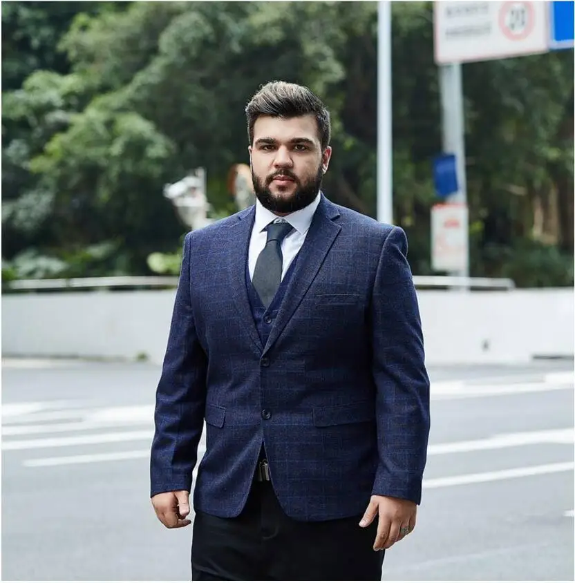 Новое поступление одежда для молодых мужчин очень большая специальная в клетку