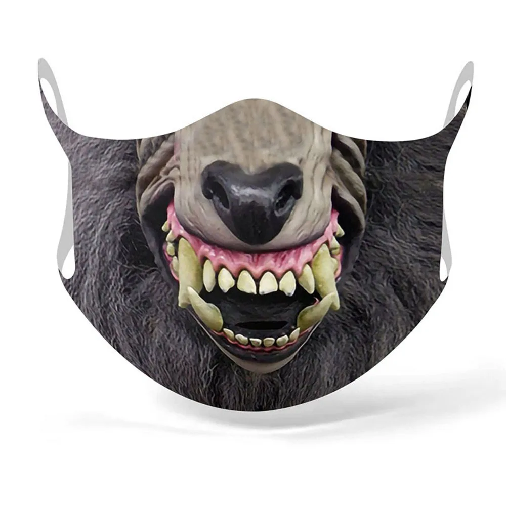 Забавные женские и мужские маски для косплея на Хэллоуин ужасная многоразовая