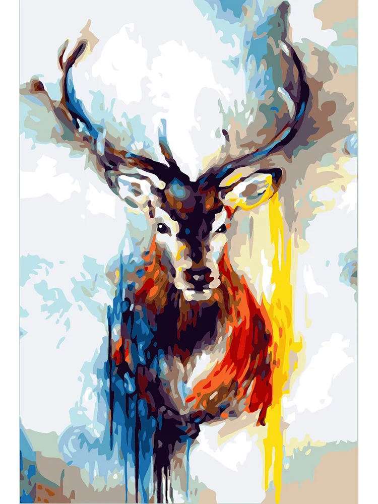 2020 Горячая Распродажа картина с изображением оленя по номерам номерами для