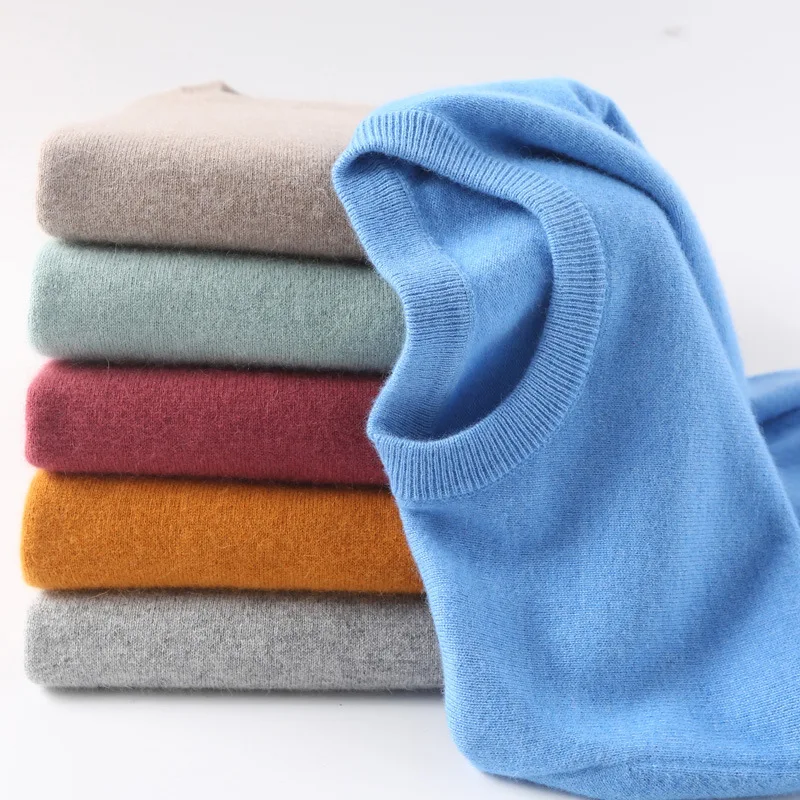 Джемпер женский трикотажный из хлопка и кашемира Осень-зима | Мужская одежда