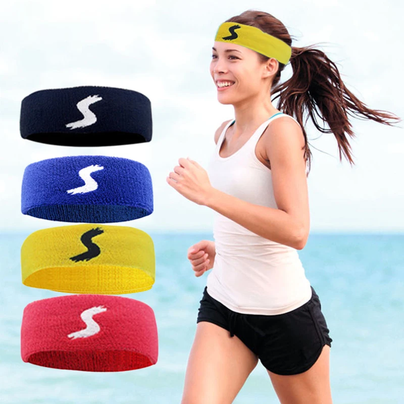 

Non-slip Breathable Stretchy Headbands Workout Sweat Bands Moisture Wicking Headband Unisex &T8