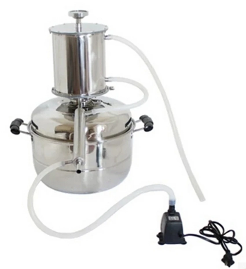 2015 Новый 10-литровый спиртовой дистиллятор из нержавеющей стали домашнее