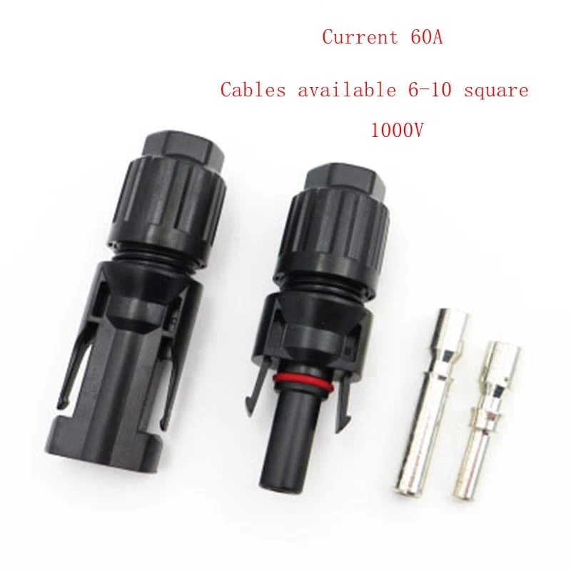Фотоэлектрическая панель штекер 30/45/60/80 А 1 комплект|cable connector|l connectorcan cable |
