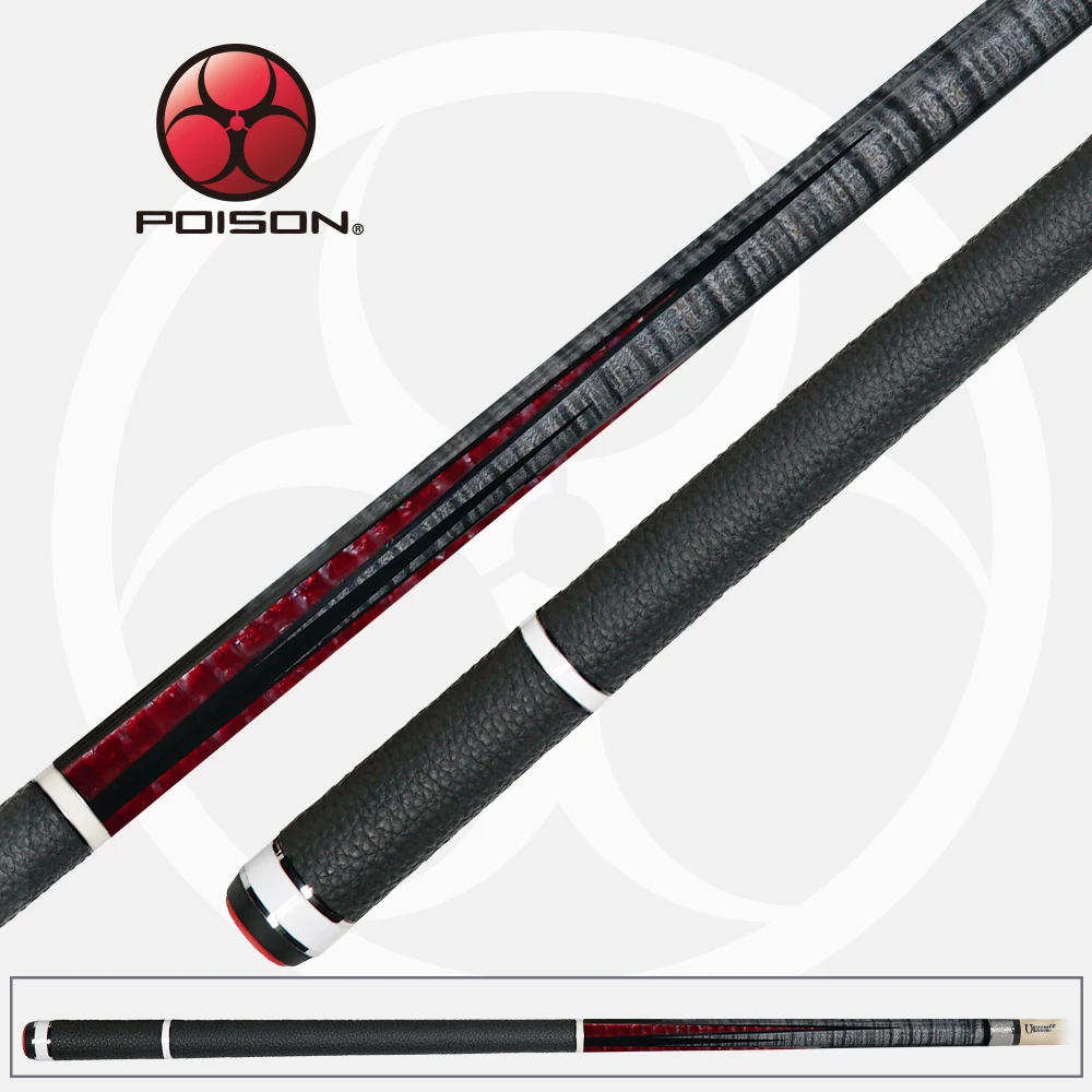 Official POISON ST Billiard Pool cue C8 Technology Shaft 12.75mm Tip Professional Teco Billar Stick Excellent Billard Cue | Спорт и