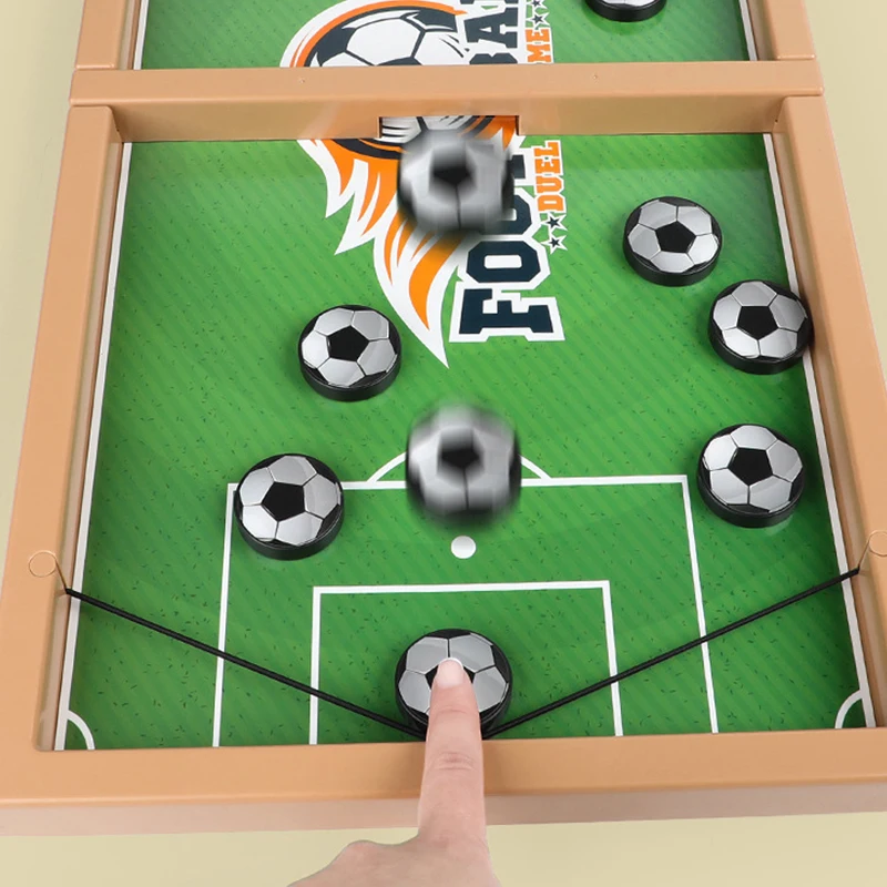 

QWZ New Football Fast Sling Puck Game Table Hockey Winner Interactive Chess Toys For Adult Children Desktop Battle Board Game
