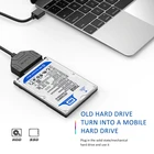 Кабель USB SATA 3,0, адаптер Sata к USB 3,0 до 6 Гбитс для внешнего SSD жесткого диска 2,5 дюйма, 22 Pin Sata III A25