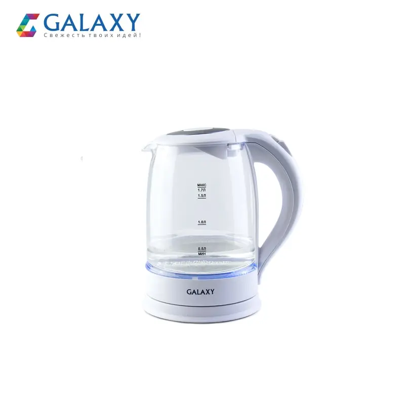 Электрический чайник Galaxy GL 0553 2200 Вт объем 1 7 л Скрытый нагревательный элемент
