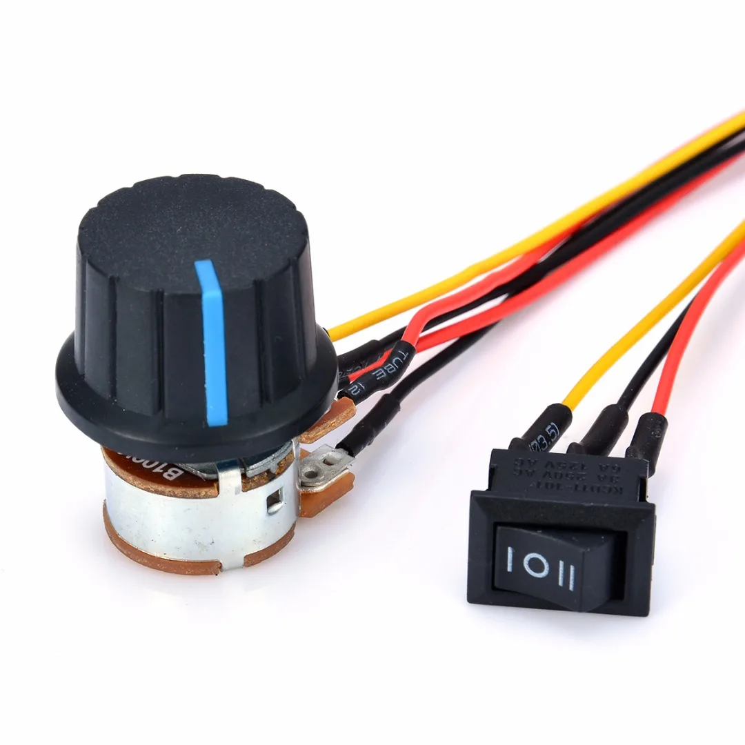 Новый DC 10-с алюминиевой крышкой 50В 100A 3000 W Программируемый Реверсивный ШИМ