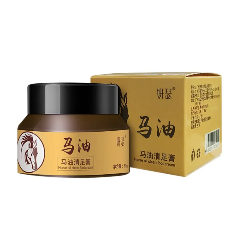 Крем для ухода за ногами с конским маслом антиразрывная мазь от зуда ног