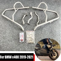 for bmw c400x c400 x 2019 2020 2021 motorcycle steel crash bar hignway engine guard stunt cage bumper front side frame protector