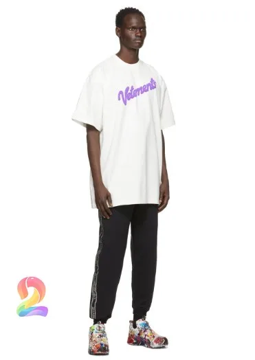 

Oversized VETEMENTS Summer Style T-shirt Men Women High Quality Loose Top Tees VTM Fashion Casual Hip-hop T Shirts