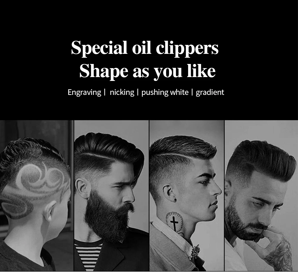 Машинка для стрижки волос Мужская аккумуляторная профессиональный триммер