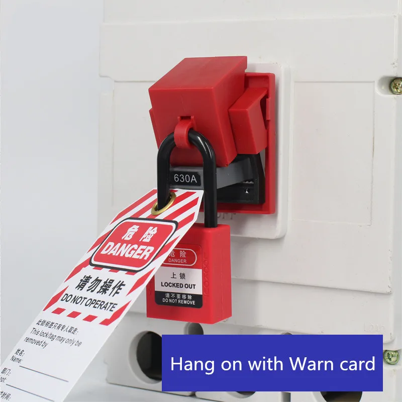 Универсальный зажим на защитных пластиковых блокировочных устройствах