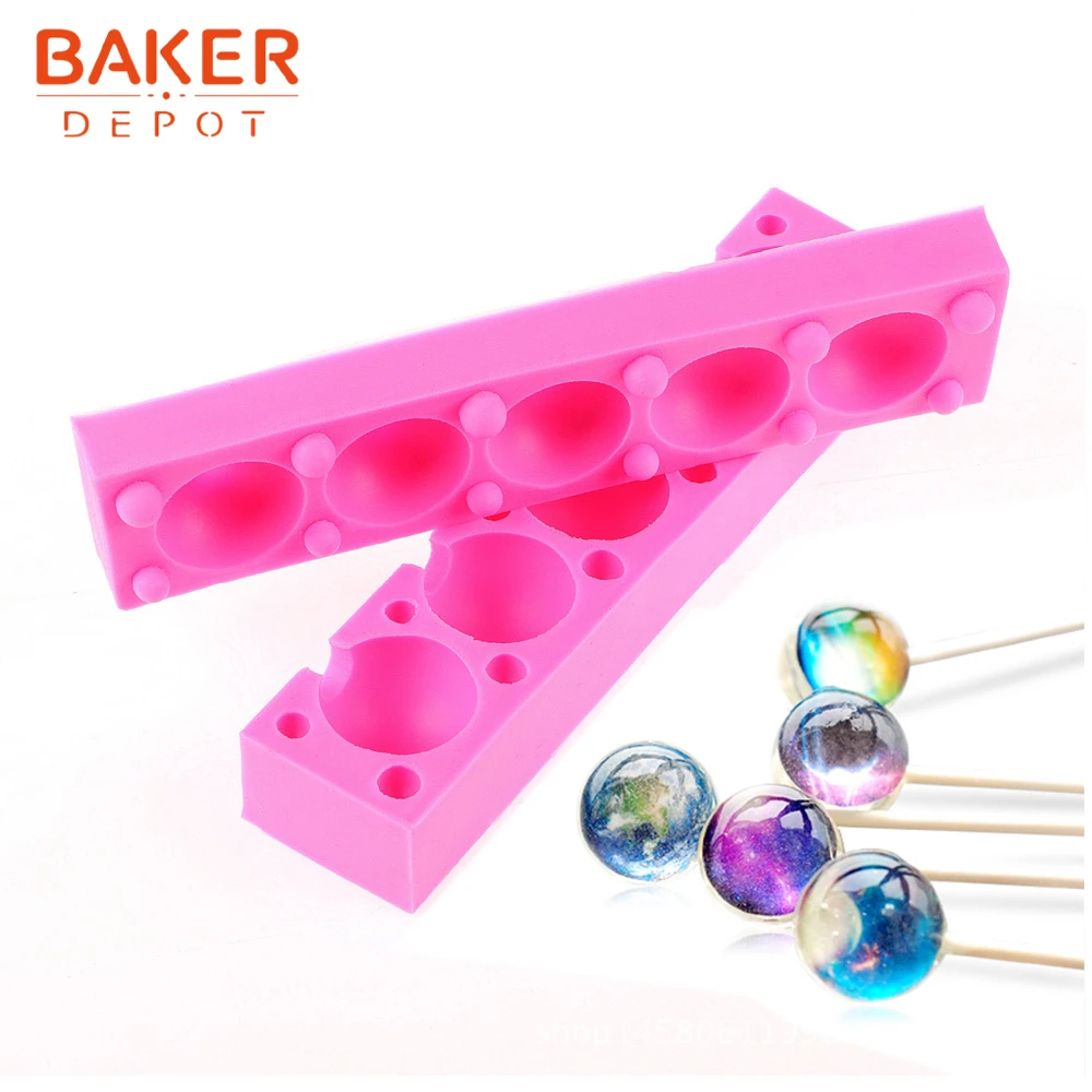 BAKER DEPOT большая силиконовая форма для леденца Сердце Шоколад Конфеты леденец Форма Торт Кондитерские украшения инструмент DIY День рождения Валентина