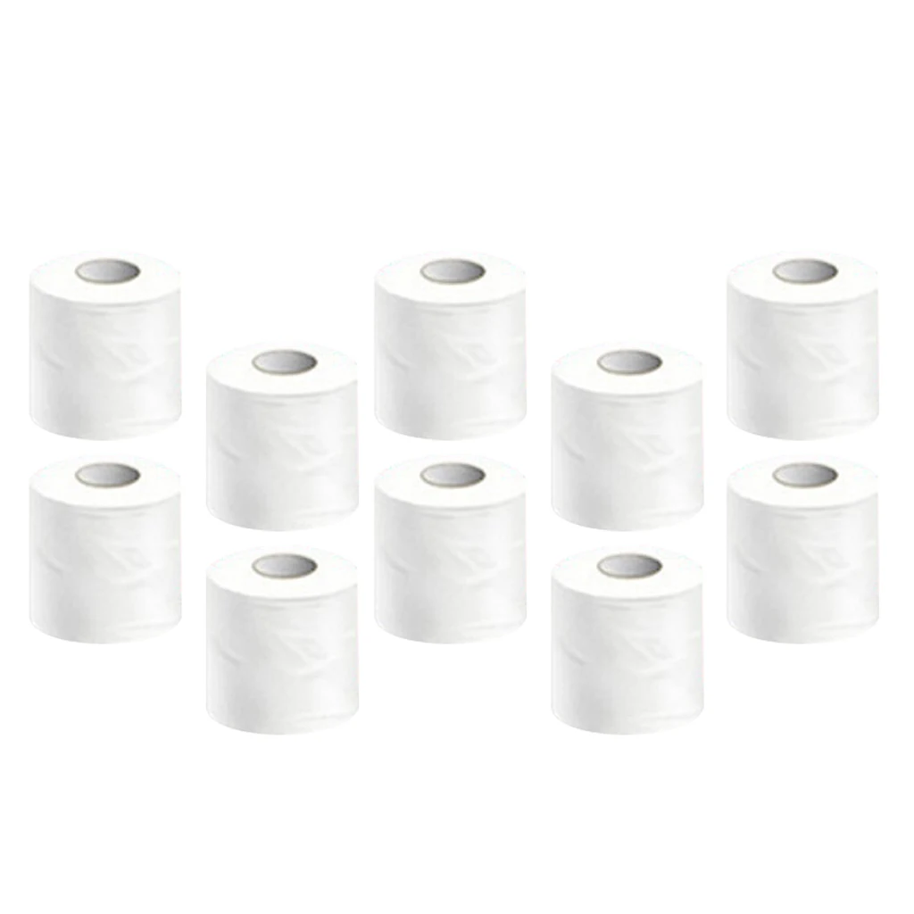 10 Rolls Comfortable 4 Ply Soft Professional Series Toilet Paper Strong and Highly Absorbent Tissue Roll | Обустройство дома