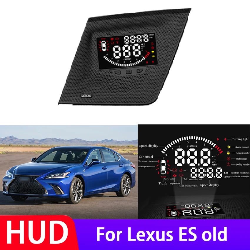 

Автомобильный HUD Дисплей цифровой спидометр для Lexus ES старый вождения Sn БД данных проектор лобовое стекло, что обеспечивает безопасность во...