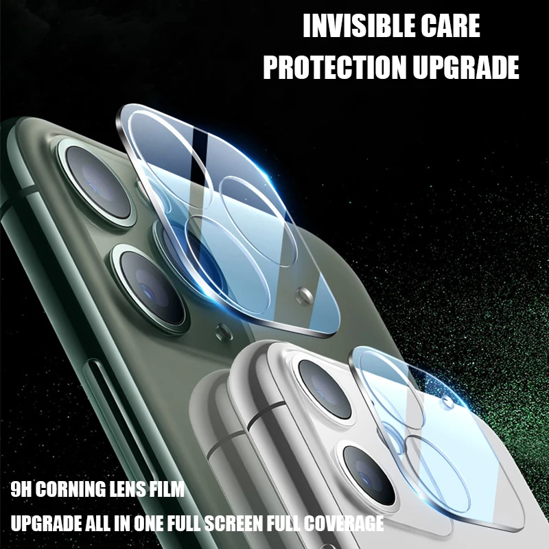 3PCS Camera Lens Tempered Glass for iPhone 12 Pro Max Mini XR XS X SE 2020 Screen Protector on 11 7 8 6 6S Plus | Мобильные телефоны