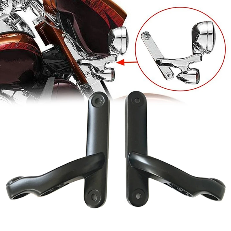 

4.5 Inch Projector LED Fog Lamps Housing Shell Street Glide Accessories 4-1/2" Auxiliary Lights Bracket Clamp