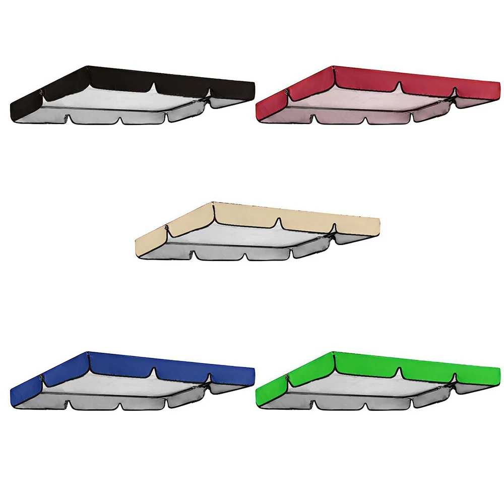 

Garden Swing Canopy Top Cover Waterproof Dustproof Sun Shade Outdoor Patio Garden Backyard 3 Seater Swing Canopy Replacement