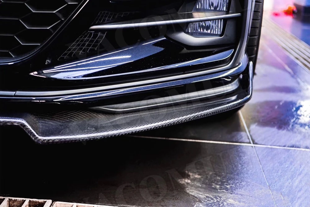 Карбоновое волокно передний бампер спойлер для VW Volkswagen MK7.5 Golf 7,5 GTI FRP голова подбородок Лопата протектор