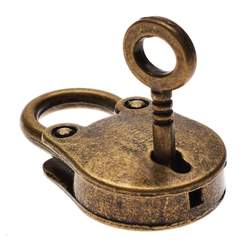 Популярный китайский винтажный навесной замок старинный для ноутбука пояс