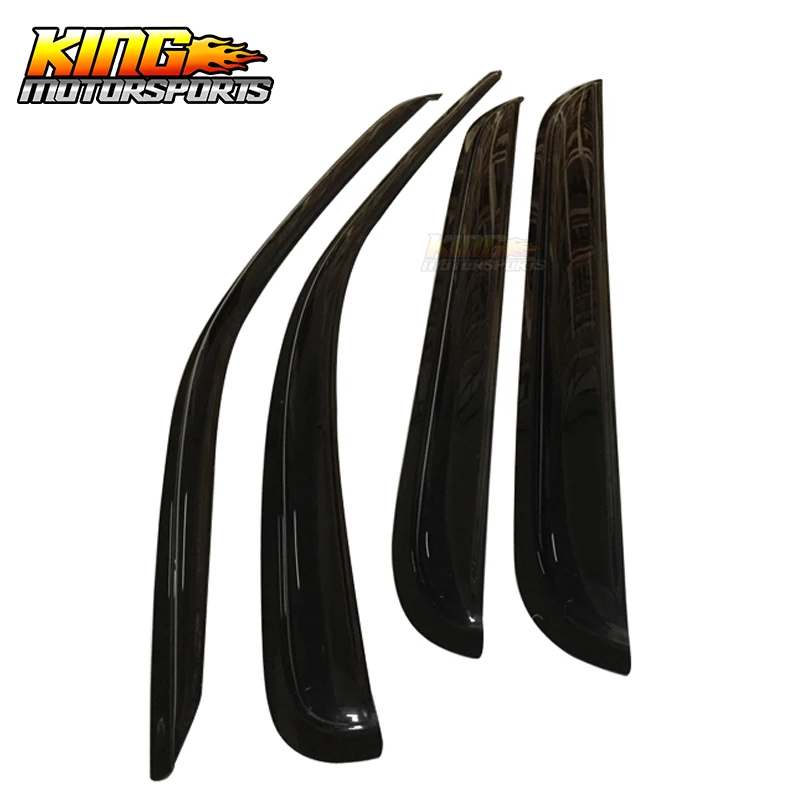 

Fit For 02-07 Jeep Liberty Slim Style Window Visors 4Pc Set Smoke/Tinted Acrylic