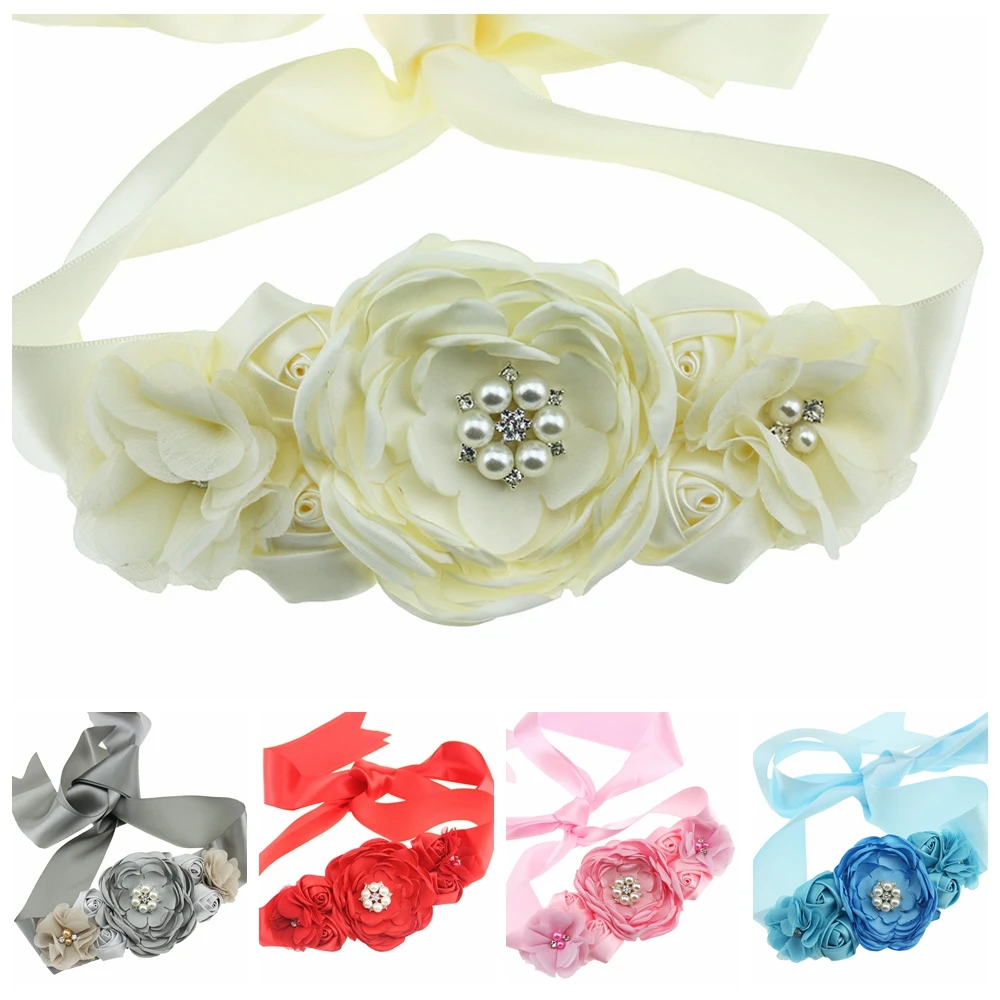 Пояс для беременных с цветочным поясом аксессуары подружек невесты реквизит