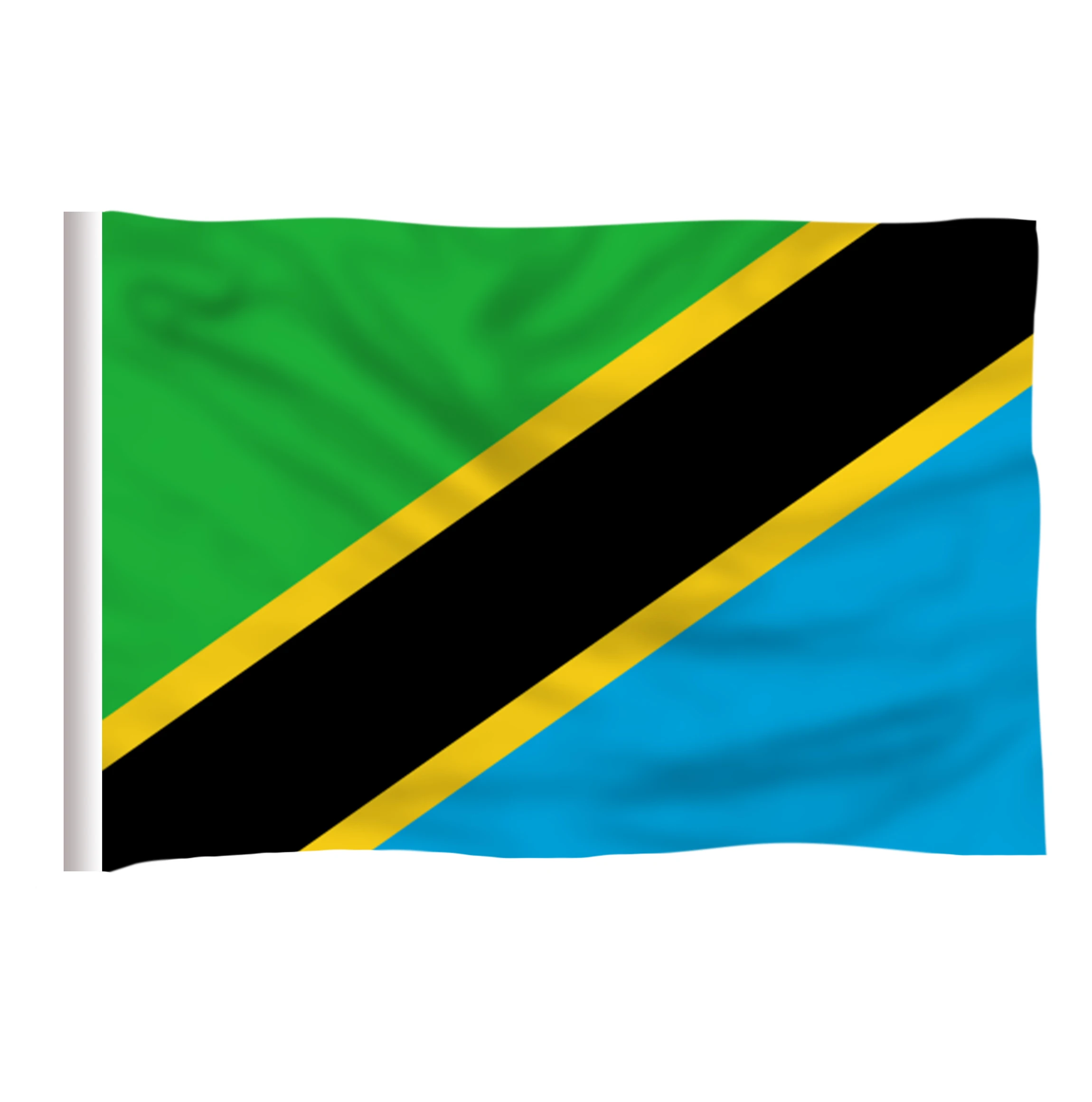 Лидер продаж флаг Танзании (TZ) полиэстер 5*3 футов все цвета логотипы|Флаги баннеры